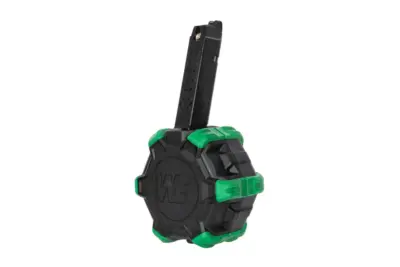 asgbox.pl - Bębnowy magazynek gazowy 350 kulek do replik Serii G17 i Galaxy WE