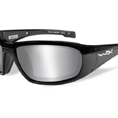 asgbox.pl - Okulary Wiley X® BOSS Grey Silver Flash Gloss Black Frame