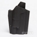FMA Kydex Holster (G-Series with Flashlight X300), Right Hand - Black