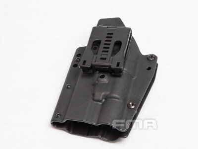 FMA Kydex Holster (G-Series with Flashlight X300), Right Hand - Black - obrazek 2