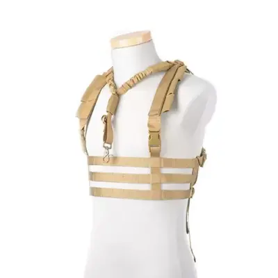 asgbox.pl - Kamizelka taktyczna Chest Rig typu Low Profile - Tan