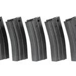 asgbox.pl - Zestaw 5 magazynków hi-cap 300 kulek do M4/M16 - szary
