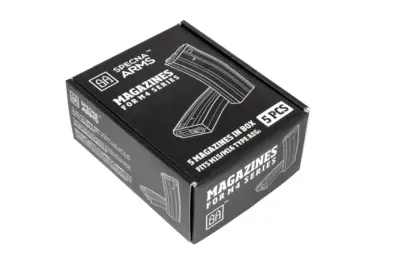 asgbox.pl - Zestaw 5 magazynków mid-cap 100 kulek do M4/M16 - czarny