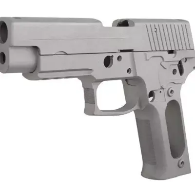 Alternative view of Szkielet i zamek  do replik P226 - srebrny