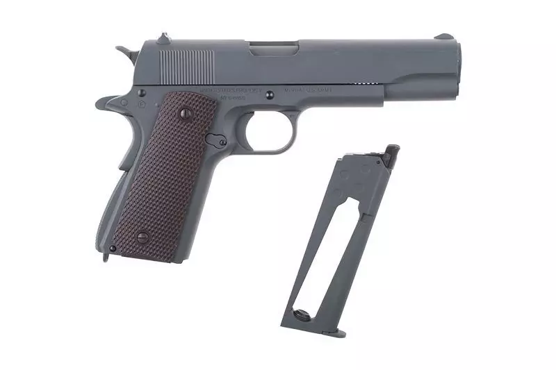 Replika pistoletu Colt 1911 100Th Anniversary - Szara CYB-02-019924-00 asgbox.pl Replika pistoletu Colt 1911 100Th Anniversary - Szara - obrazek 3