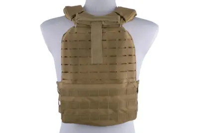 Kamizelka typu plate carrier molle/laser-cut - tan - obrazek 2