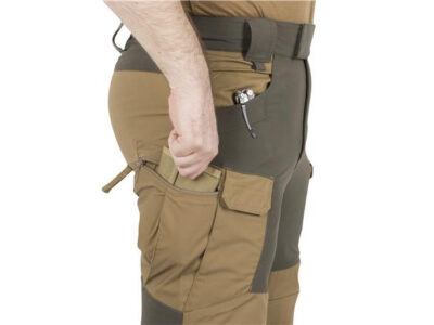 HELIKON HYBRID OUTBACK(R) Pants DuraCanvas(R) - Taiga Green/Black - obrazek 6