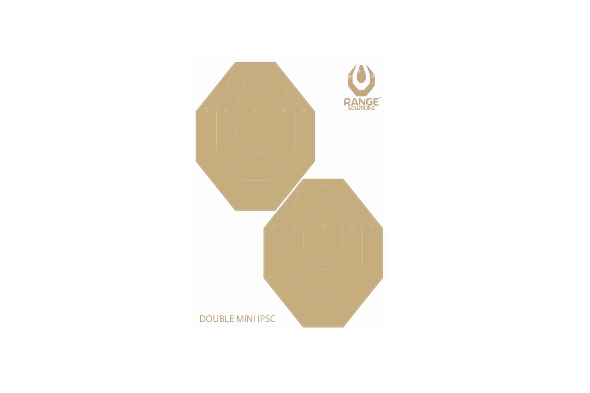 Tarcze Strzeleckie Double Mini IPSC - 50 szt. RAN-31-029569-00 asgbox.pl asgbox.pl - Tarcze Strzeleckie Double Mini IPSC - 50 szt.