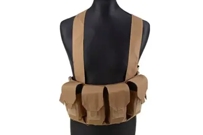 Kamizelka taktyczna typu Chest Rig - tan - obrazek 2