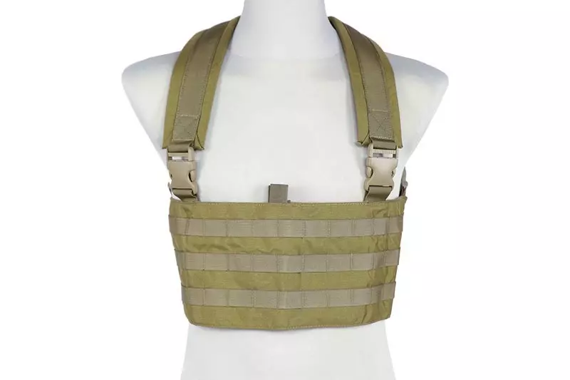 Kamizelka taktyczna MOLLE Base Chest Rig - khaki TMC-18-023481-00 asgbox.pl asgbox.pl - Kamizelka taktyczna MOLLE Base Chest Rig - khaki