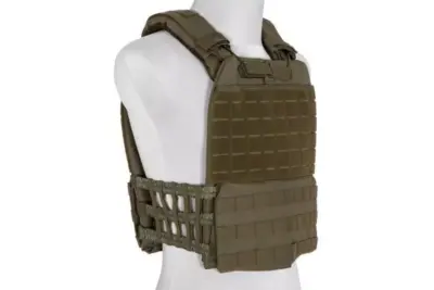 Kamizelka taktyczna typu plate carrier molle/laser-cut - oliwkowa - obrazek 2