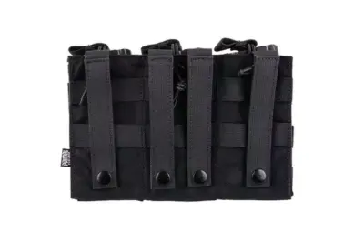 Potrójna ładownica Open I na magazynki AK/M4/G36 - czarna - obrazek 4