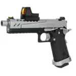 asgbox.pl - Replika pistoletu Hi-capa 5.1 Split Slide - czarna / chrom (z celownikiem BDS)