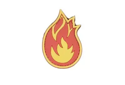 asgbox.pl - Naszywka 3D - Flame