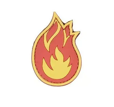 asgbox.pl - Naszywka 3D - Flame