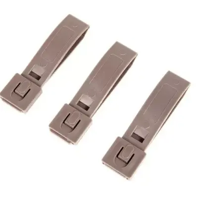 asgbox.pl - Zestaw 3 polimerowych klamer 3" - Dark Earth