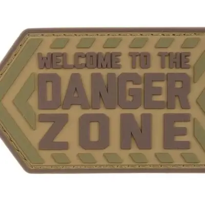 asgbox.pl - Naszywka Danger Zone PVC - Multicam