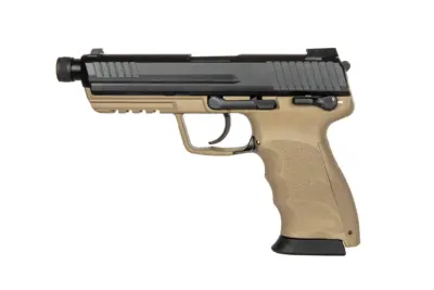 Replika pistoletu TM45 Tactical z tłumikiem - Tan - obrazek 2