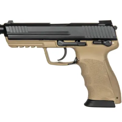 Alternative view of Replika pistoletu TM45 Tactical z tłumikiem - Tan
