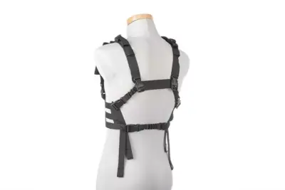 asgbox.pl - Kamizelka taktyczna Chest Rig typu Low Profile - Czarna