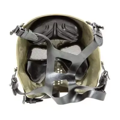 Alternative view of Maska skeleton terror - Foliage Green