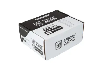 asgbox.pl - Zestaw 5 magazynków Mid-Cap na 120 kulek do replik M4/M16 - szary