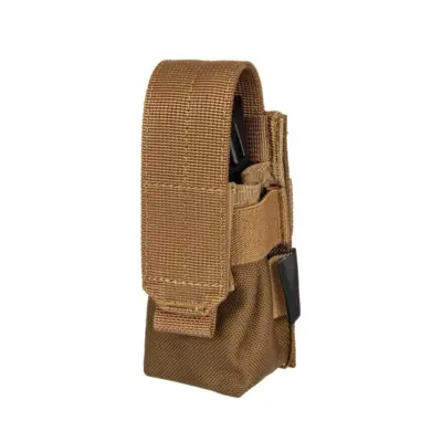 asgbox.pl - Pojedyncza ładownica na magazynki 9mm - Coyote Brown