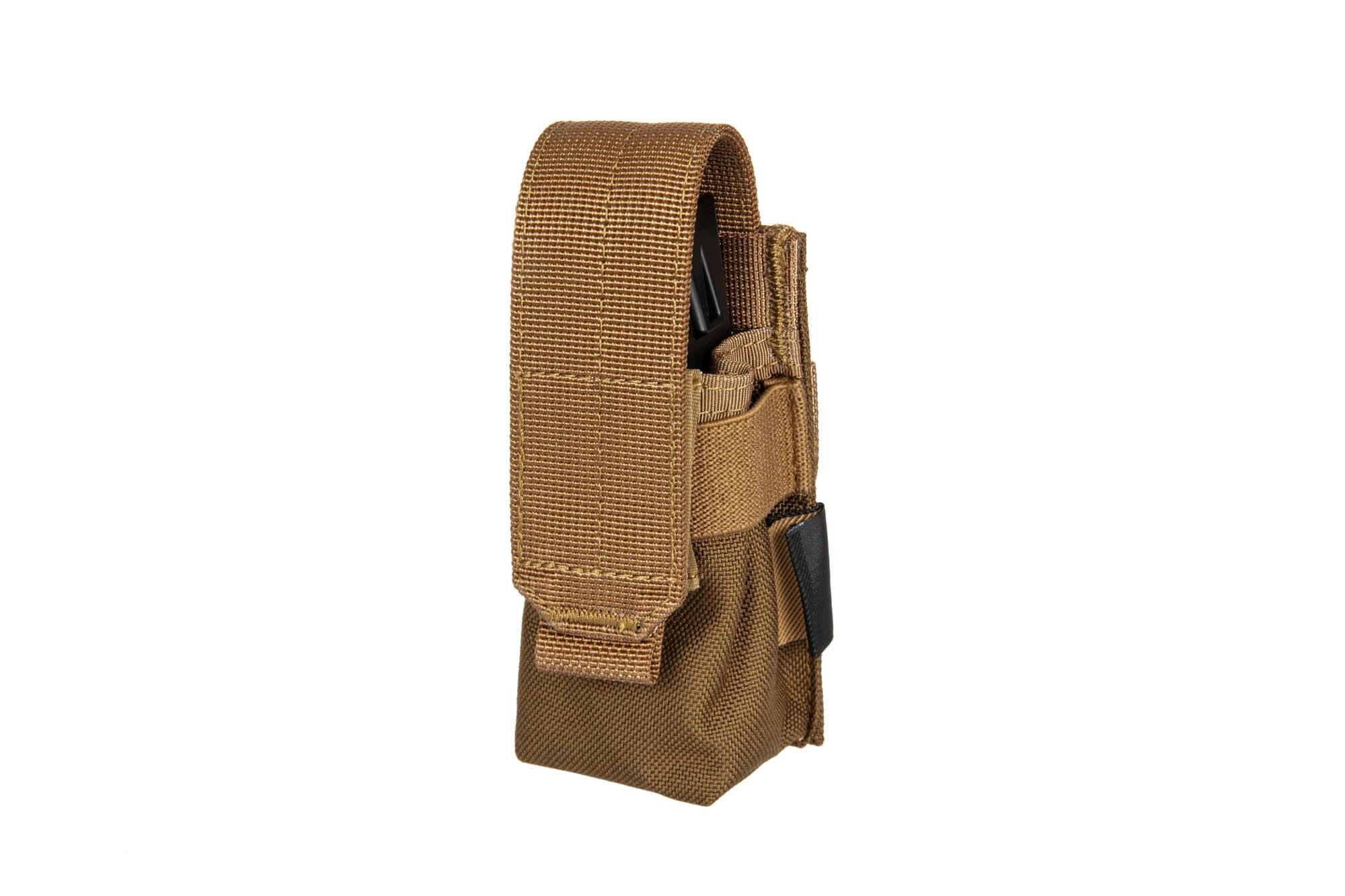 Pojedyncza ładownica na magazynki 9mm - Coyote Brown TWF-19-031027-00 asgbox.pl asgbox.pl - Pojedyncza ładownica na magazynki 9mm - Coyote Brown