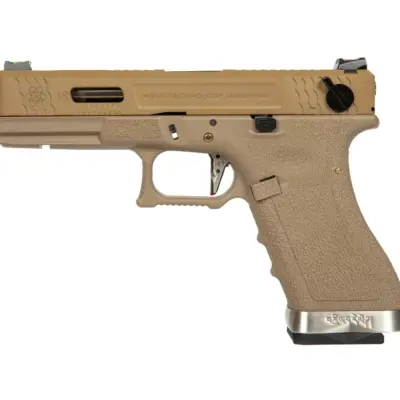 asgbox.pl - Replika pistoletu G Force G18 T9 -Tan/ Srebrny