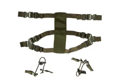 Maska Skull Messenger - olive drab - obrazek 2