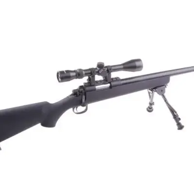 Alternative view of Replika karabinu snajperskiego SW-10 z lunetą i dwójnogiem (Upgraded) - czarna