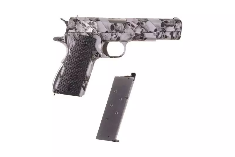 Replika pistoletu AW-NE2101 - skull water-transfer AWO-02-020316-00 asgbox.pl asgbox.pl - Replika pistoletu AW-NE2101 - skull water-transfer