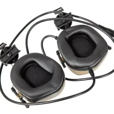 asgbox.pl - Zestaw słuchawkowy ERM na hełm - Tan