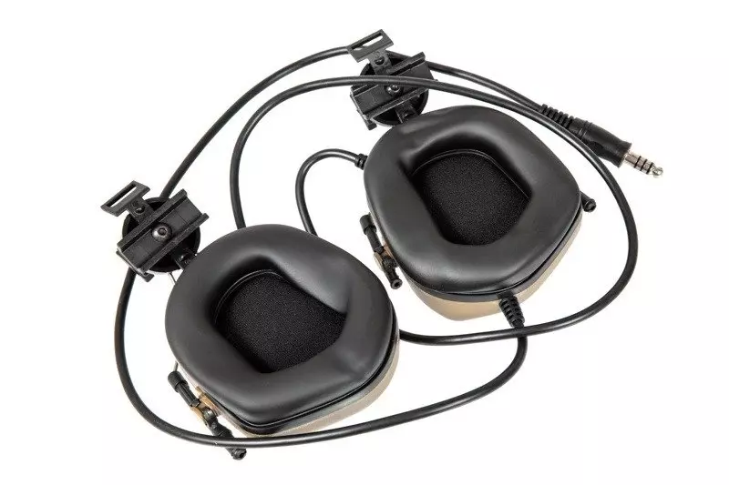 Zestaw słuchawkowy ERM na hełm - Tan DRA-31-026637-00 asgbox.pl asgbox.pl - Zestaw słuchawkowy ERM na hełm - Tan