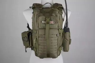 Plecak typu Assault Pack Laser-Cut USB - oliwkowy - obrazek 5