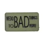 asgbox.pl - Naszywka 3D - We do bad things