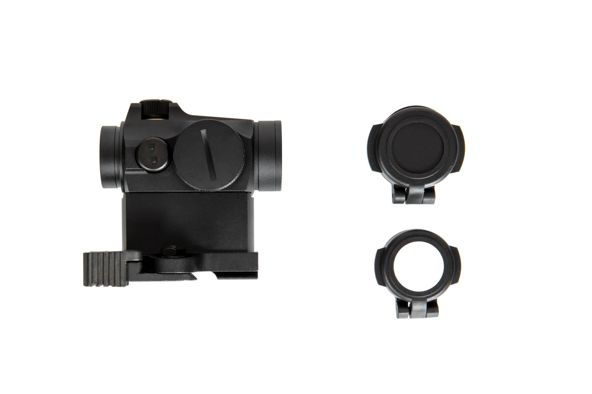 Replika kolimatora T2 z montażem QD - czarna EVG-10-030726-00 asgbox.pl asgbox.pl - Replika kolimatora T2 z montażem QD - czarna