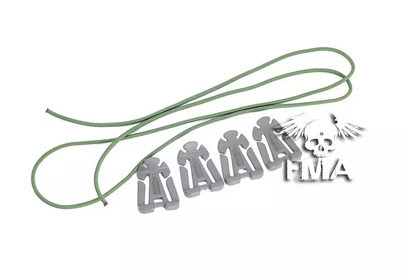 Zestaw klipsów mocujących - foliage green OD-G-FMA-31-005608-00 asgbox.pl asgbox.pl - Zestaw klipsów mocujących - foliage green