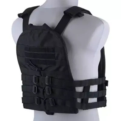 asgbox.pl - Kamizelka typu plate carrier z odpinanym panelem - czarna