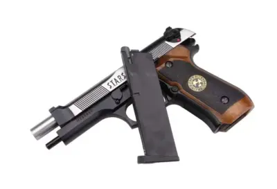 Replika pistoletu WE-2058 BIOHAZARD - 2 tone - obrazek 2
