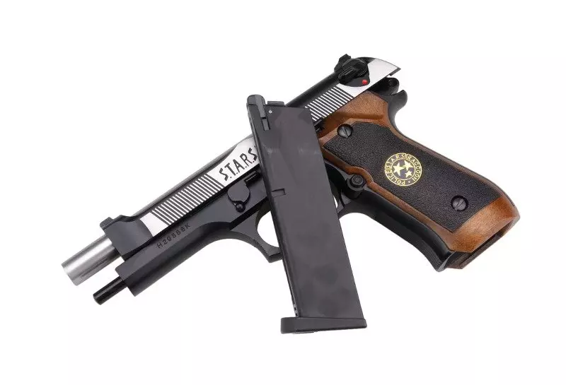 Replika pistoletu WE-2058 BIOHAZARD - 2 tone WET-02-003206-00 asgbox.pl Replika pistoletu WE-2058 BIOHAZARD - 2 tone - obrazek 3