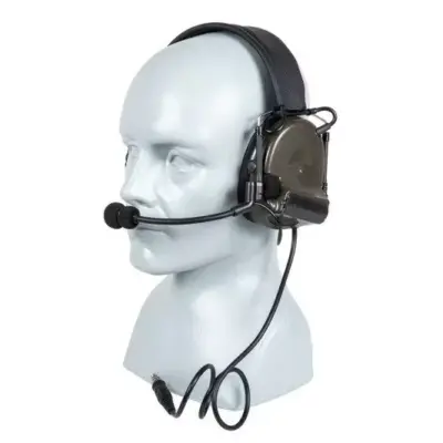 asgbox.pl - Zestaw słuchawkowy Com II - oliwkowy / MC