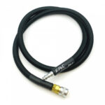 EPeS HPA S a F Braided Hose, 80cm, QD Foster - Grey
