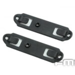 FMA MOLLE Backplane Adapter for Holsters and Pouches, 2 pcs - Black