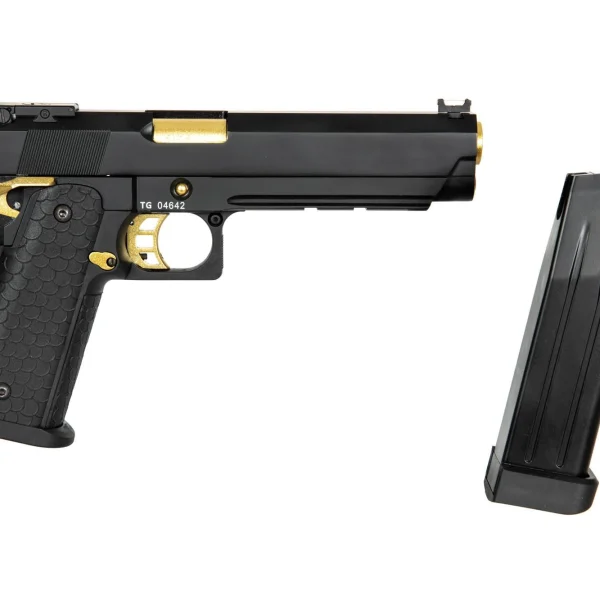 asgbox.pl - Double Bell Hi-Capa 795 Pistolet GBB - Czarno-Złoty