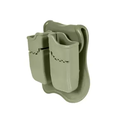 asgbox.pl - Podwójna ładownica na magazynki pistoletowe typu Beretta - oliwkowa