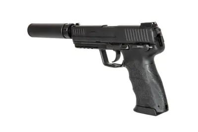 asgbox.pl - Replika pistoletu TM45 Tactical z tłumikiem - czarna