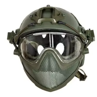 asgbox.pl - Replika hełmu FAST PJ Piloteer II - oliwkowa