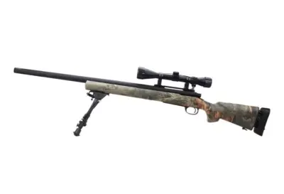 Replika karabinu snajperskiego SW-04 (z lunetą i dwójnogiem) - jungle camo - obrazek 2