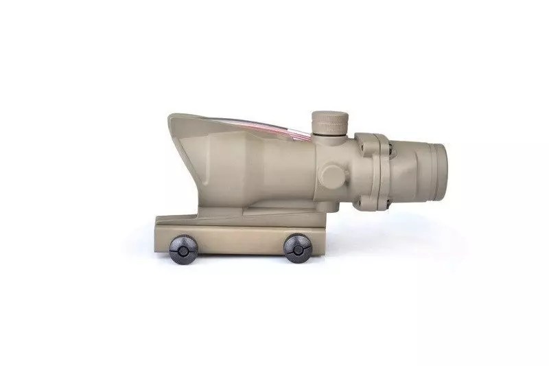 Celownik kolimatorowy typu ACOG (ze światłowodem) - tan AMO-10-013653-00 asgbox.pl Celownik kolimatorowy typu ACOG (ze światłowodem) - tan - obrazek 3